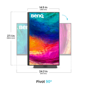 BENQ PD2706QN 27 INCH QHD MONITOR - SWIFT PERIPHERALS1094091
