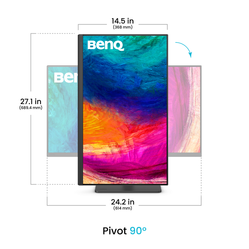 BENQ PD2706QN 27 INCH QHD MONITOR - SWIFT PERIPHERALS1094091