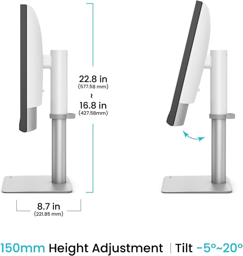 BENQ PD2730S 27 5K MONITOR, 90W THUNDERBOLT 4 DAISY CHAIN MONITOR WHITE - SWIFT PERIPHERALS1093855