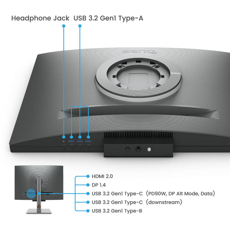 BenQ RD280U 28” 2560p 4K UHD Programming Monitor with MoonHalo Backlight and Built - in Speaker - SWIFT PERIPHERALSRD280U
