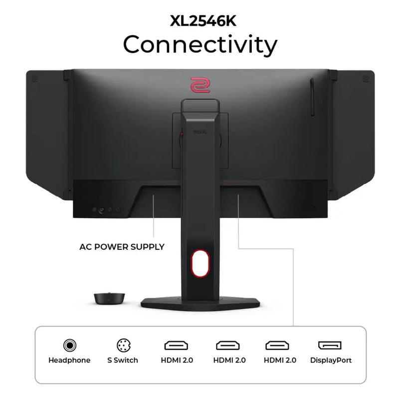 BenQ Zowie XL2546K 24.5" 240Hz Full HD TN DyAc Plus Esports Gaming Monitor - SWIFT PERIPHERALSXL2546K