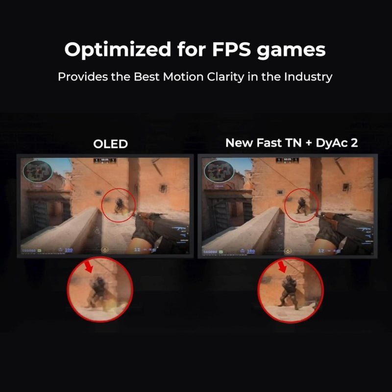 BENQ ZOWIE XL2566X+ 24 INCH FAST TN 400HZ GAMING MONITOR - SWIFT PERIPHERALS1091874