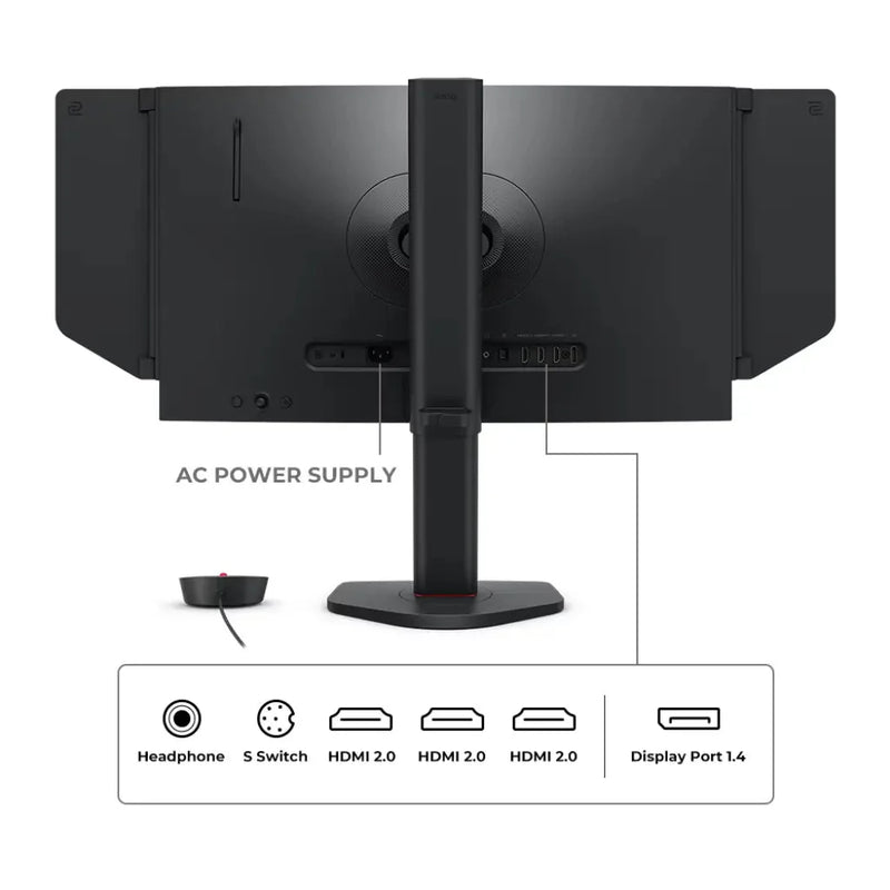 BenQ Zowie XL2566X+ 24.5" Fast TN 400Hz FHD Gaming Monitor with DyAc 2 - SWIFT PERIPHERALSXL2566X+