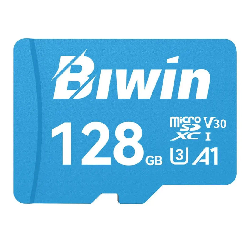 Biwin MS100 128GB MicroSD Card A1 Performance UHS - I C10/U1/V10 - SWIFT PERIPHERALSBMMS100128G-RGX