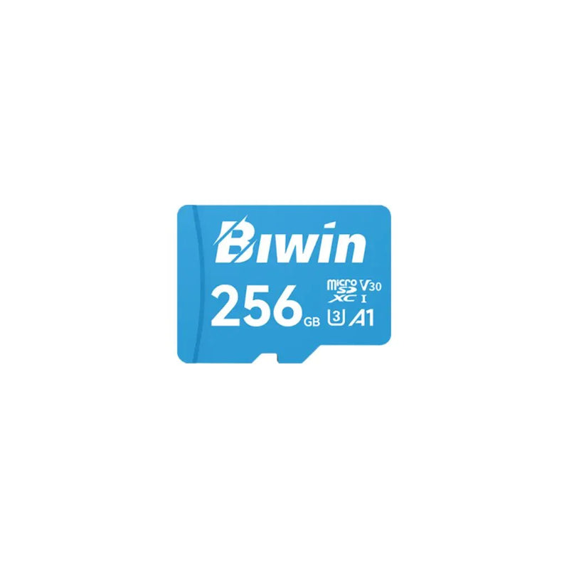 Biwin MS100 256GB MicroSD Card A1 Performance UHS - I C10/U1/V10 - SWIFT PERIPHERALSBMMS100256G-RGX