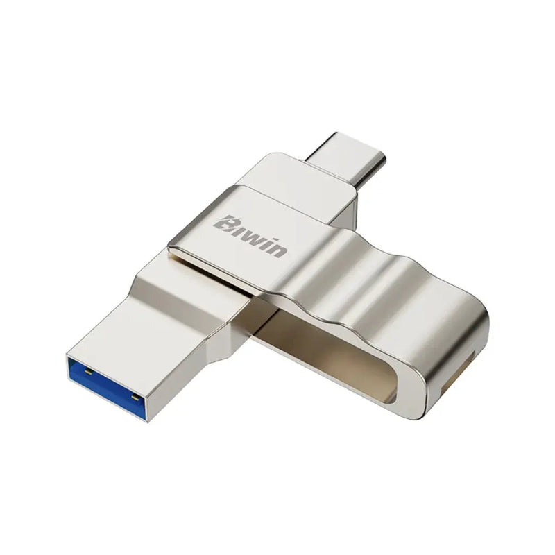 Biwin UD150 32GB USB Flash Drive Dual Port (Type - A & Type - C) 360° Swivel Design - SWIFT PERIPHERALSUD150-32GB