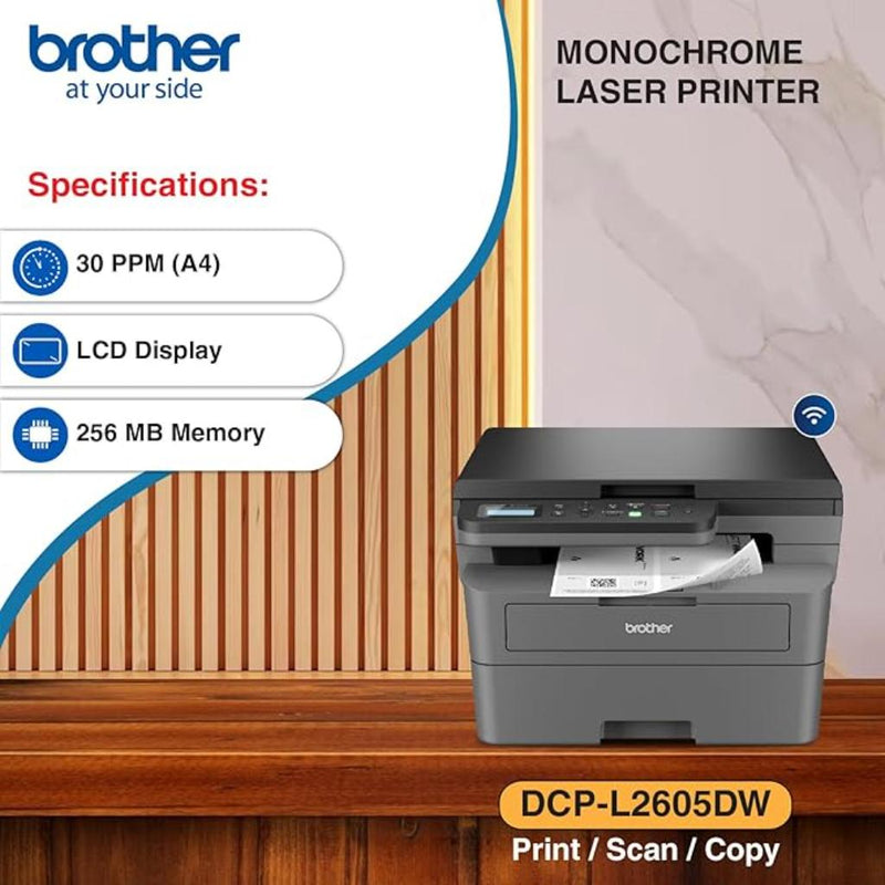 Brother DCP - L2605DW Multifunction Dual Band WIFI Duplex Printer - SWIFT PERIPHERALSDCP-L2605DW