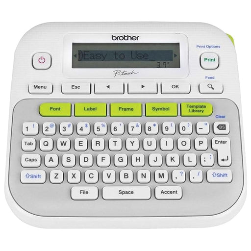 Brother PT - D210 Desktop Label Printer Compact QWERTY Keyboard Label Maker - SWIFT PERIPHERALSPT-D210