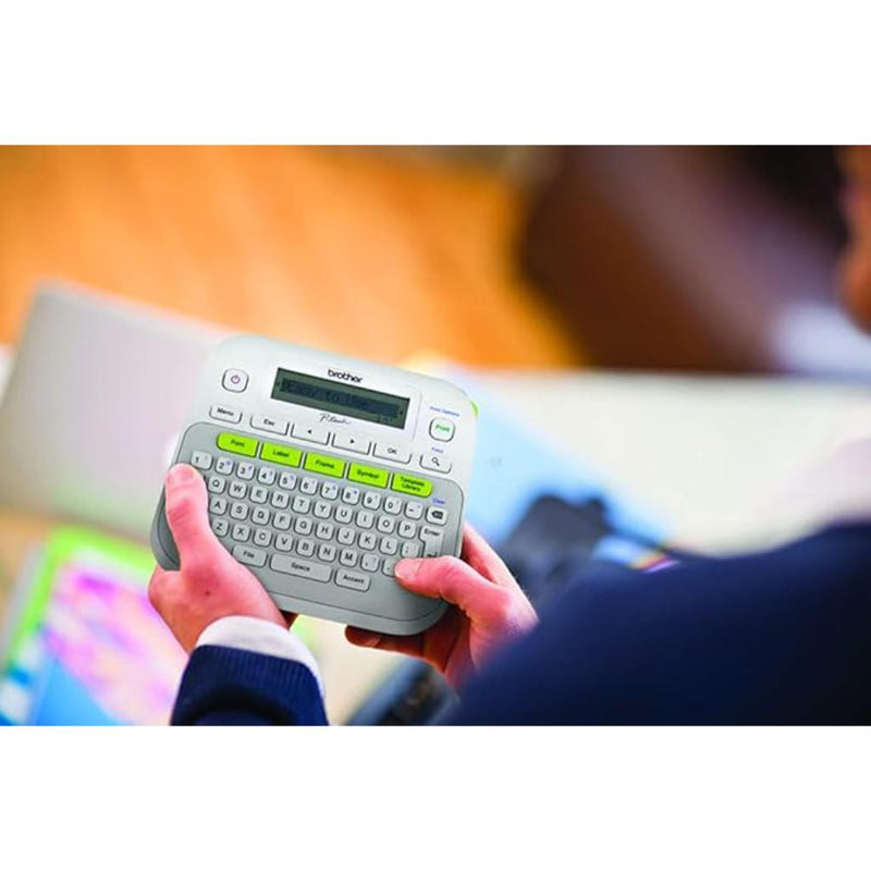Brother PT - D210 Desktop Label Printer Compact QWERTY Keyboard Label Maker - SWIFT PERIPHERALSPT-D210