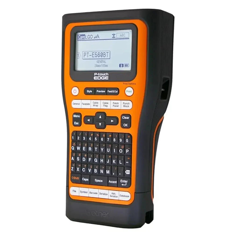 Brother PT - E560BT - VP Professional Label Printer for Electricians & Network Installers - SWIFT PERIPHERALSPT-E560BT-VP