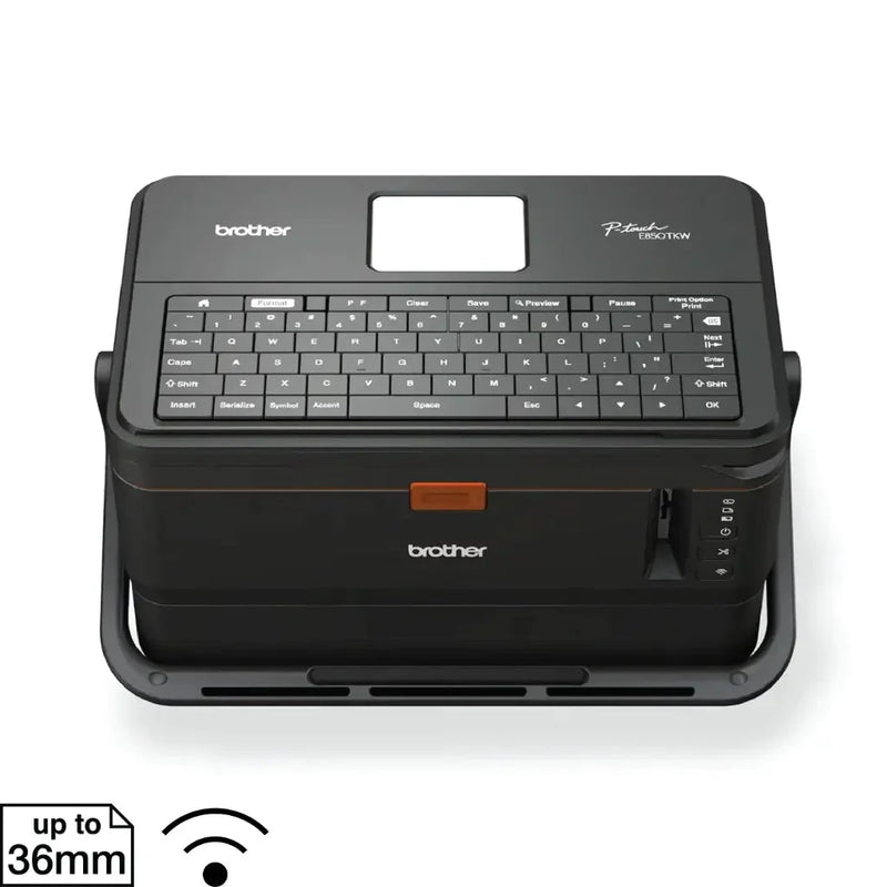 Brother PT - E850TKW Industrial Ferrule Tube & Label Printer Auto Cutter USB/Wi - Fi - SWIFT PERIPHERALSPT-E850TKW