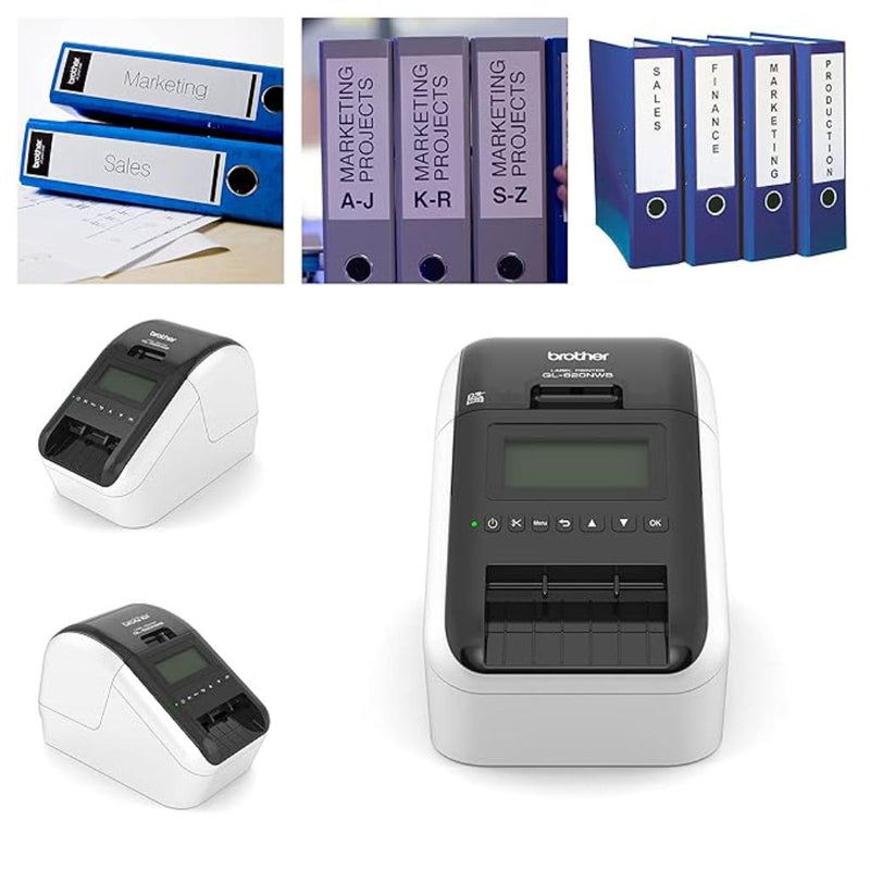 Brother QL - 820NWB Label Printer with USB WiFi Bluetooth Ethernet - SWIFT PERIPHERALSQL-820NWB