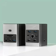 Cadyce CA - 2HDQD USB - C Dual HDMI Cube Docking Station USB 3.0 Hub - SWIFT PERIPHERALSCA-2HDQD