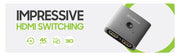 Cadyce CA - 2HDS 2 x 1 HDMI Switch with 4K support - SWIFT PERIPHERALSCA-2HDS