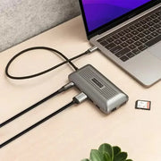 Cadyce CA - 2HDVG Plus USB - C Dual 4K HDMI & VGA Docking Station (15cm Cable) - SWIFT PERIPHERALSCA-2HDVG-Plus-(15cm)