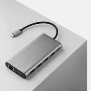 Cadyce CA - 2HDVG USB - C Dual HDMI & VGA Docking Station Gigabit LAN SD/MicroSD USB Ports - SWIFT PERIPHERALSCA-2HDVG