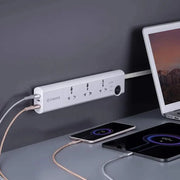 Cadyce CA - 3SPS 3 - Socket Surge Protector with 30W USB - C PD - SWIFT PERIPHERALSCA-3SPS