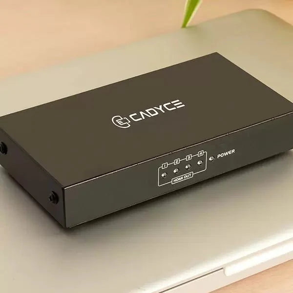 Cadyce CA - 4HDSP PLUS 1 x 4 HDMI Splitter with 4K Support - Black - SWIFT PERIPHERALSCA-4HDSP Plus