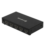 Cadyce CA - 4HDSP PLUS 1 x 4 HDMI Splitter with 4K Support - Black - SWIFT PERIPHERALSCA-4HDSP Plus
