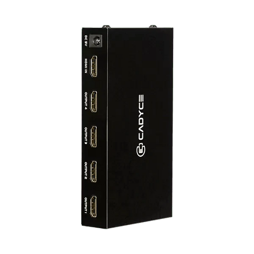 Cadyce CA - 4HDSP PLUS 1 x 4 HDMI Splitter with 4K Support - Black - SWIFT PERIPHERALSCA-4HDSP Plus
