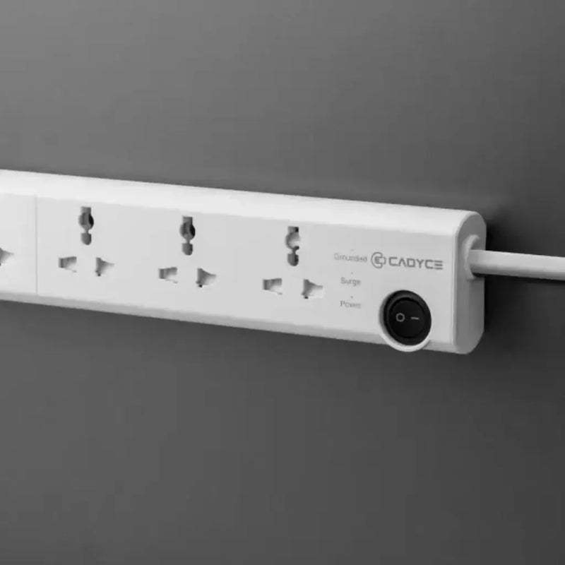 Cadyce CA - 4SPS 4 - Socket Universal Surge Protector with Child Safety Shutters - SWIFT PERIPHERALSCA-4SPS