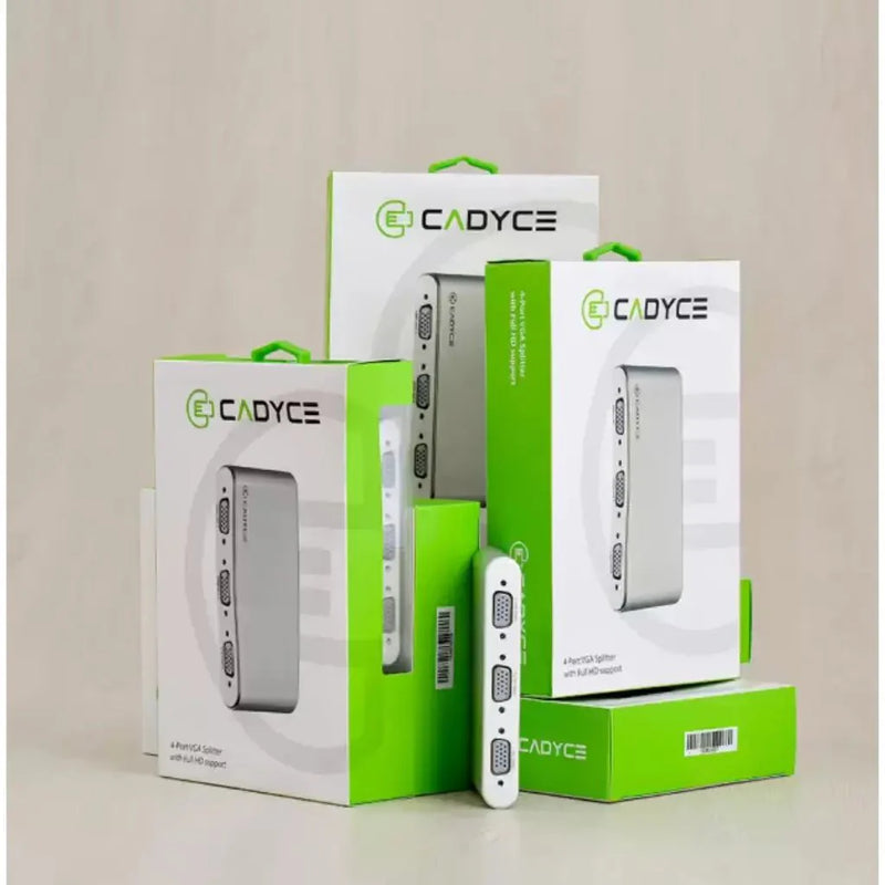 Cadyce CA - 4VSP 4 - Port VGA Splitter with 500MHz Bandwidth & Full HD Support - SWIFT PERIPHERALSCA-4VSP