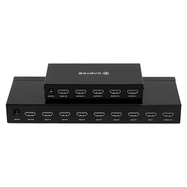 Cadyce CA - 8HDSP 1 x 8 HDMI Splitter with 4K Support - Black - SWIFT PERIPHERALSCA-8HDSP
