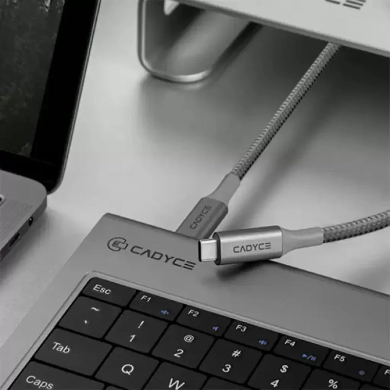 Cadyce CA - C2C 2M USB - C Sync & Charge Cable - CADMiUM Space Gray - SWIFT PERIPHERALSCA-C2C-2M