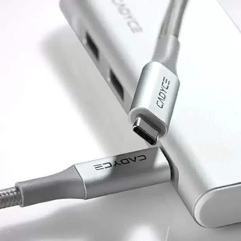 Cadyce CA - C2C 2M USB - C Sync & Charge Cable - CADMiUM Space Gray - SWIFT PERIPHERALSCA-C2C-2M