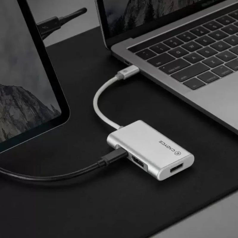 Cadyce CA - C2DP USB - C to Dual DisplayPort Adapter with PD Charging - SWIFT PERIPHERALSCA-C2DP
