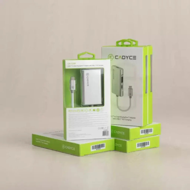 Cadyce CA - C2DP USB - C to Dual DisplayPort Adapter with PD Charging - SWIFT PERIPHERALSCA-C2DP