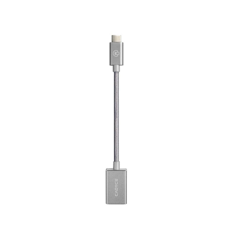 Cadyce CA - C3AF Cadmium Premium Braided USB Type C to USB 3.0 A Type Female Converter - SWIFT PERIPHERALSCA-C3AF
