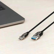Cadyce CA - C3AM 2m USB - C to USB 3.0 A Male Cable 5Gbps Data Transfer Windows & Mac Compatible - SWIFT PERIPHERALSCA-C3AM-2M