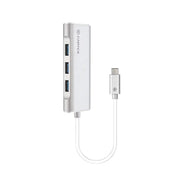 Cadyce CA - C3HE USB - C to 3 - Port USB 3.0 Hub with Gigabit Ethernet Adapter - SWIFT PERIPHERALSCA-C3HE