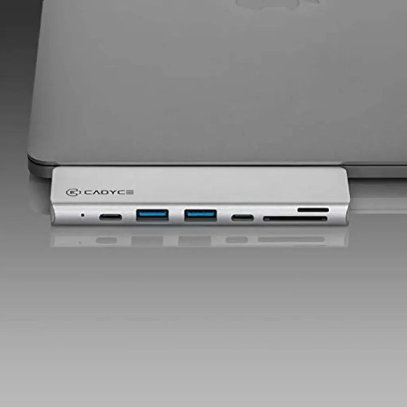 Cadyce CA - C3MDS Dual USB - C Mini Docking Station HDMI 4K USB 3.0 SD/MicroSD Slots Thunderbolt 3 Compatible - SWIFT PERIPHERALSCA-C3MDS