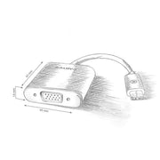 Cadyce CA - C3VGA USB Type - C to VGA Adapter - SWIFT PERIPHERALSCA-C3VGA