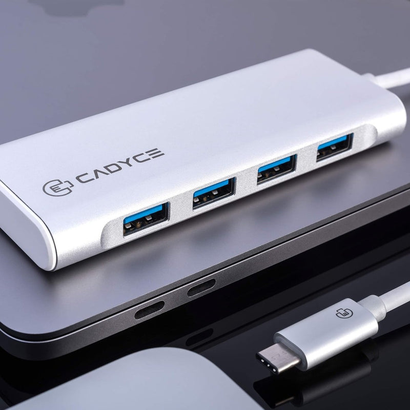Cadyce CA - C4H USB Type - C to 4 - Port USB 3.0 Hub - SWIFT PERIPHERALSCA-C4H