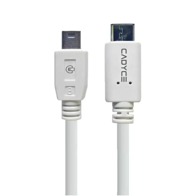 Cadyce CA - C5MiniB USB - C to 5 - Pin Mini - B High - Speed Data & Charging Cable - White - SWIFT PERIPHERALSCA-C5MiniB