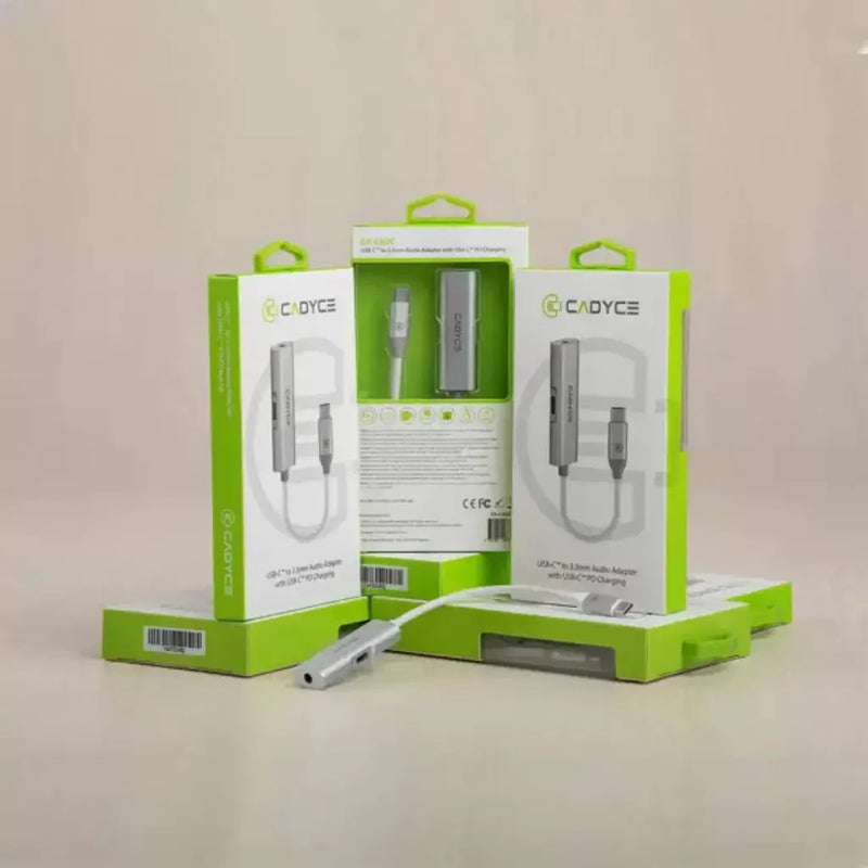 Cadyce CA - CAUC USB - C to 3.5mm Audio Adapter with PD Charging - SWIFT PERIPHERALSCA-CAUC