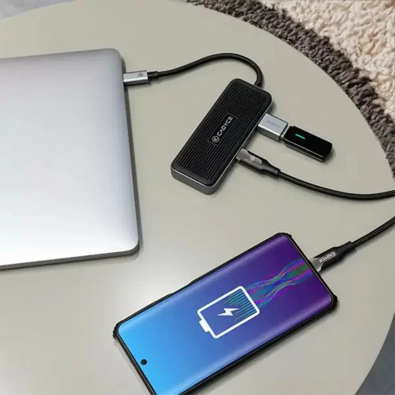 Cadyce CA - CC4H10G USB - C to USB - C 3.1 Gen2 4 - Port Hub - SWIFT PERIPHERALSCA-CC4H10G