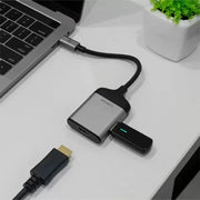 Cadyce CA - CHM60 USB - C 3.1 to HDMI 4K@60Hz Multi - Port Converter with USB 3.0 - SWIFT PERIPHERALSCA-CHM60