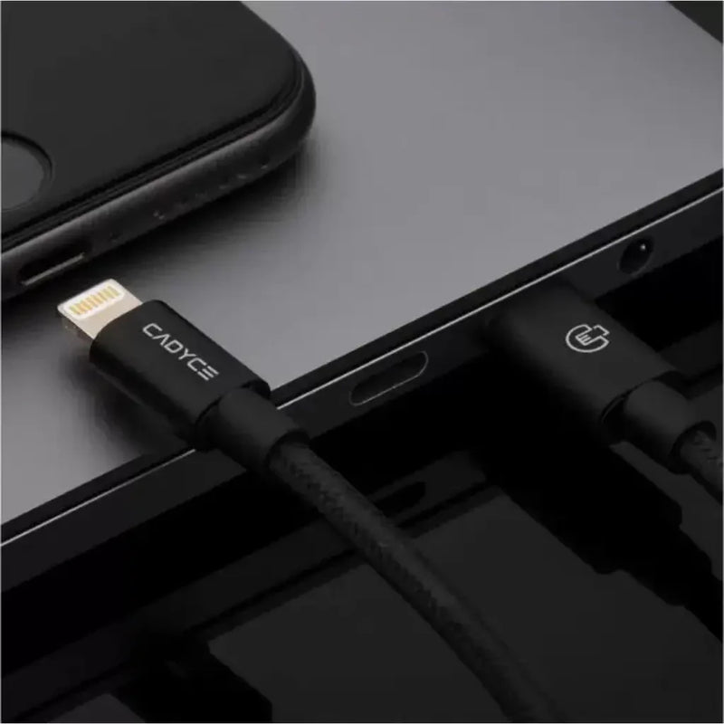 Cadyce CA - CLC USB - C to Lightning Cable 1.2m - Black - SWIFT PERIPHERALSCA-CLC-BLACK