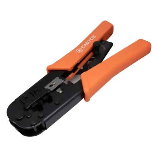 Cadyce CA - CT568 Network Crimping Tool for RJ - 45 RJ - 11 RJ - 12 with Ratchet Mechanism and Cable Stripper - SWIFT PERIPHERALSCA-CT568