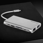Cadyce CA - CU3HVG USB - C Hub with Ethernet 4K HDMI VGA Port and PD Charging - SWIFT PERIPHERALSCA-CU3HVG