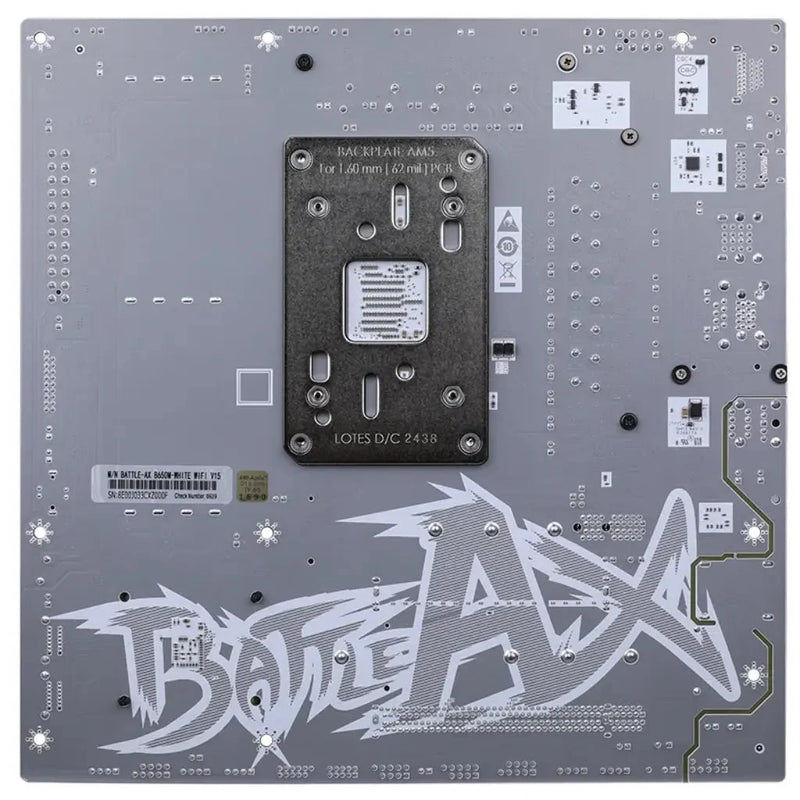 Colorful BATTLE‑AX B650M WHITE WIFI V15 WiFi - 6 AMD B650 AM5 DDR5 MicroATX Motherboard - SWIFT PERIPHERALSBA-B650M-W-WF-V15