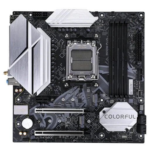 Colorful BATTLE‑AX B650M‑PLUS WIFI V15 WiFi - 6 AMD B650 AM5 DDR5 mATX Motherboard - SWIFT PERIPHERALSBATTLE‑AX B650M‑PLUS WIFI- V15