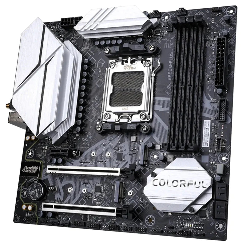 Colorful BATTLE‑AX B650M‑PLUS WIFI V15 WiFi - 6 AMD B650 AM5 DDR5 mATX Motherboard - SWIFT PERIPHERALSBATTLE‑AX B650M‑PLUS WIFI- V15