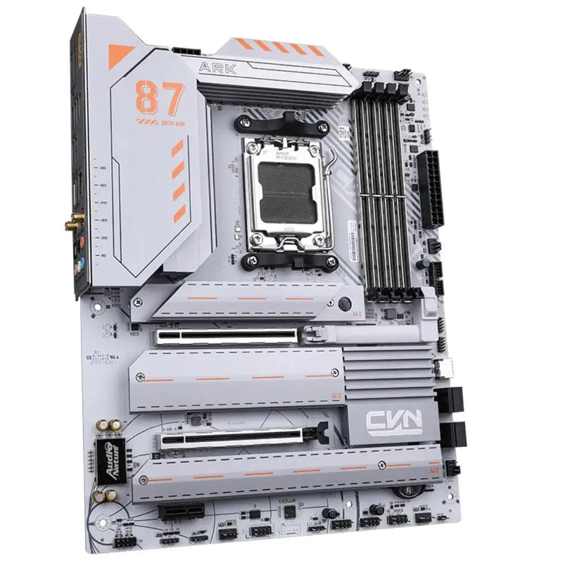 Colorful CVN X870 ARK FROZEN‑V14 Wi‑Fi 7 AMD X870 ATX DDR5 AM5 Motherboard - SWIFT PERIPHERALSCVN-X870-ARK-FROZEN-V14