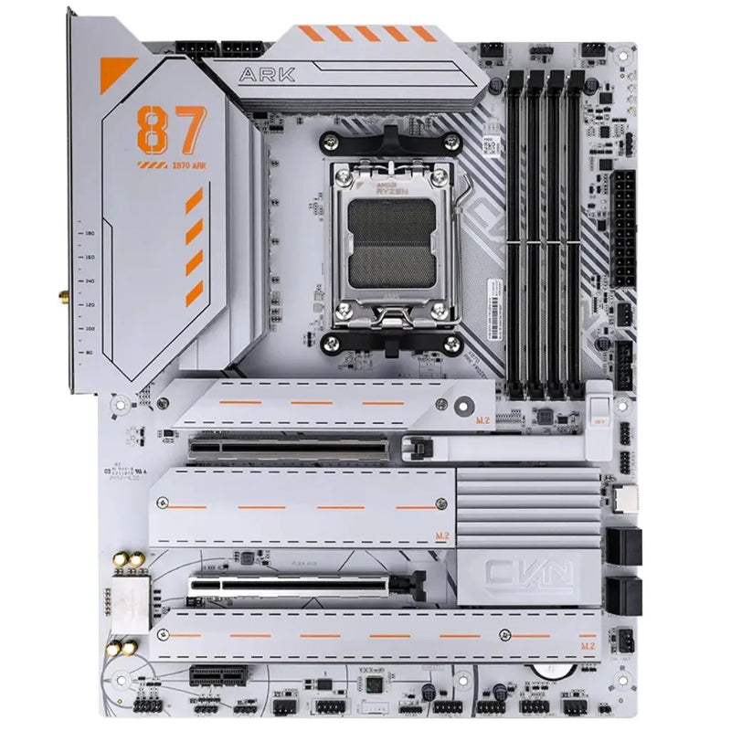 Colorful CVN X870 ARK FROZEN‑V14 Wi‑Fi 7 AMD X870 ATX DDR5 AM5 Motherboard - SWIFT PERIPHERALSCVN-X870-ARK-FROZEN-V14