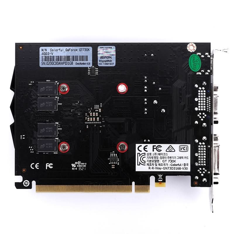 COLORFUL GEFORCE GT 730 4GB GRAPHIC CARD - SWIFT PERIPHERALS105562